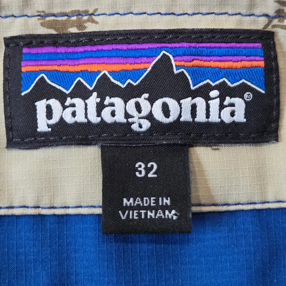 Patagonia Men's Planing Board Shorts‎ Swim Trunks UPF Quick Dry Butterfly 32